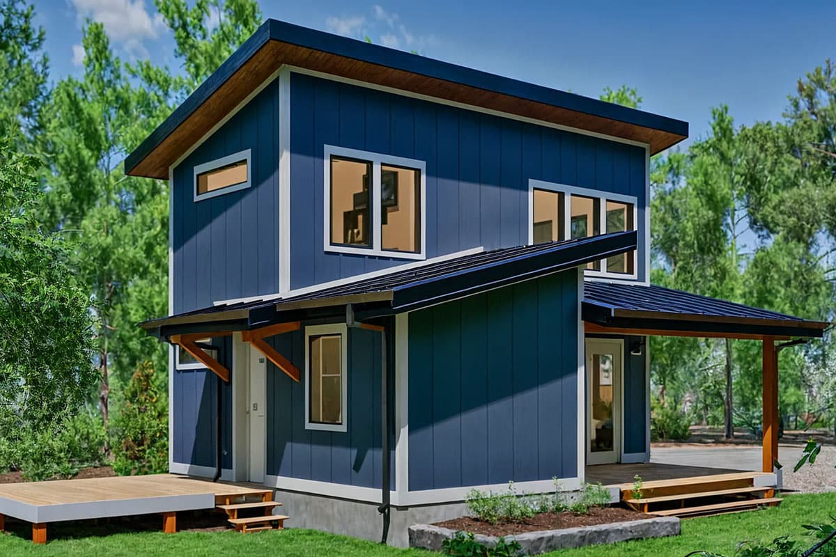 Plan 307707RAD:  Northwest ADU with Bedroom and Office - 900 Sq Ft - Image #6 - Contemporary, Modern, Northwest