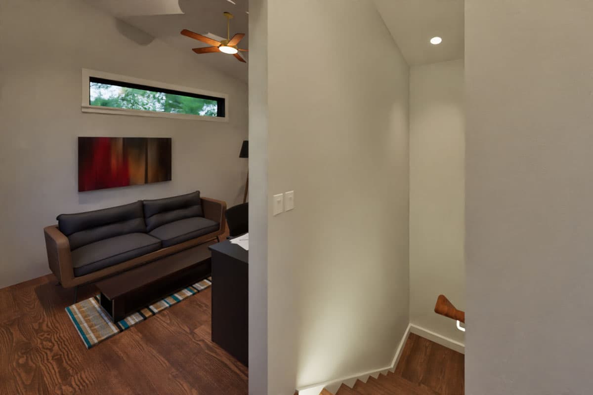 Plan 307707RAD:  Northwest ADU with Bedroom and Office - 900 Sq Ft - Image #14 - Contemporary, Modern, Northwest