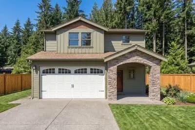 3 Bed New American House Plan with Vaulted Living Room - 2016 Sq Ft