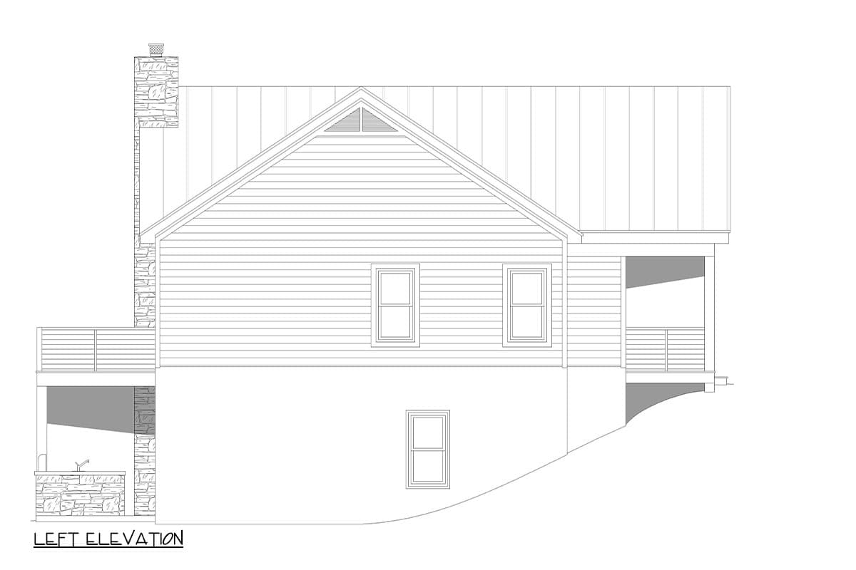 Plan 680381VR: Lake House Plan with Master on Main and Huge C-Shaped Kitchen - 2714 Sq Ft - Image #4 - Country, Craftsman, Mountain, Ranch