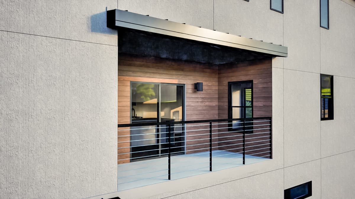 Plan 307709RAD: 3-Story Modern Triplex House Plan with 2 Beds For Each Unit - 6615 Sq Ft - Image #9 - Contemporary, Modern