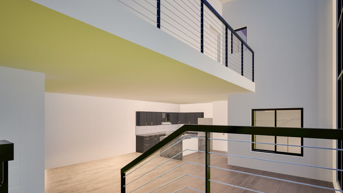 Plan 307709RAD: 3-Story Modern Triplex House Plan with 2 Beds For Each Unit - 6615 Sq Ft - Image #10 - Contemporary, Modern