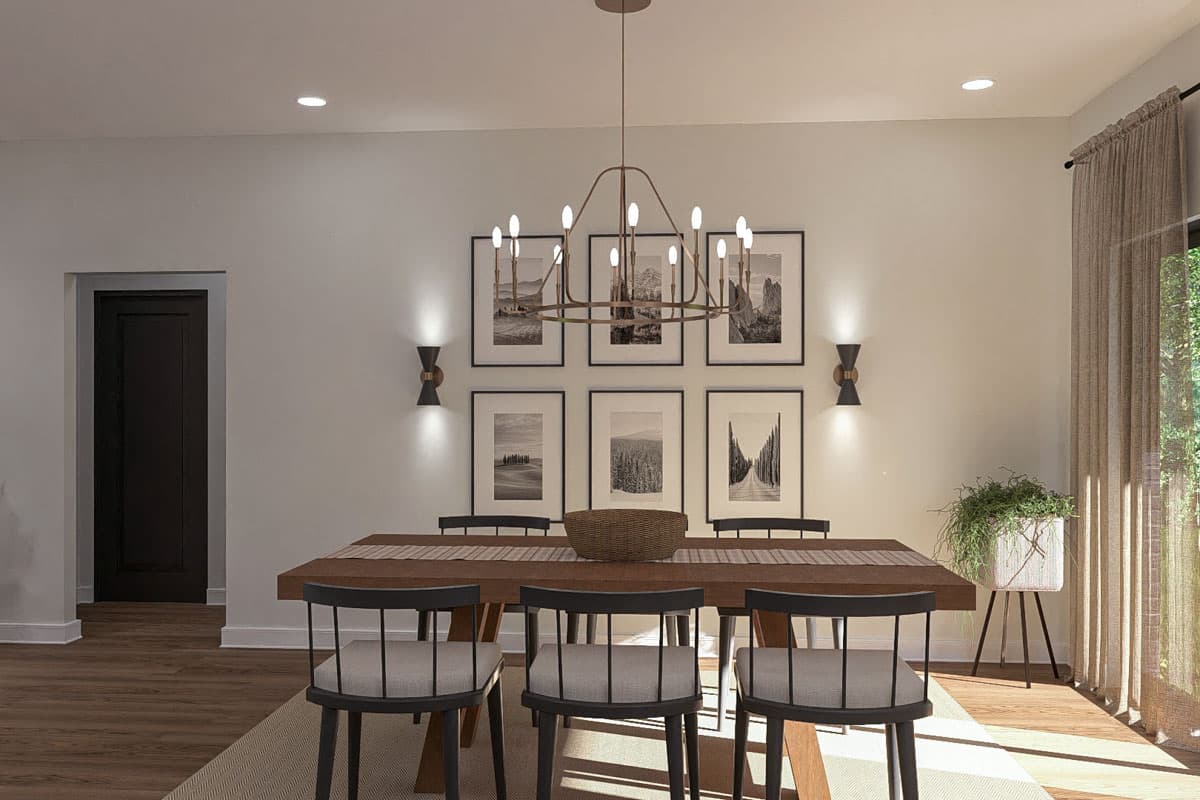 Plan 623398DJ: 3-Bed Modern Cottage House Plan with Split Bedroom Floor Plan - 1658 Sq Ft - Image #14 - Cottage, New American, Ranch, Transitional