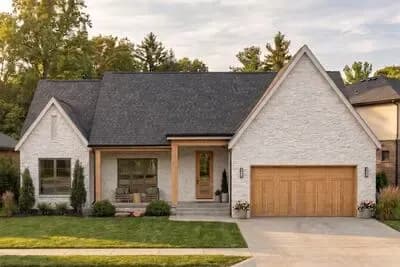 3-Bed Modern Cottage House Plan with Split Bedroom Floor Plan - 1658 Sq Ft