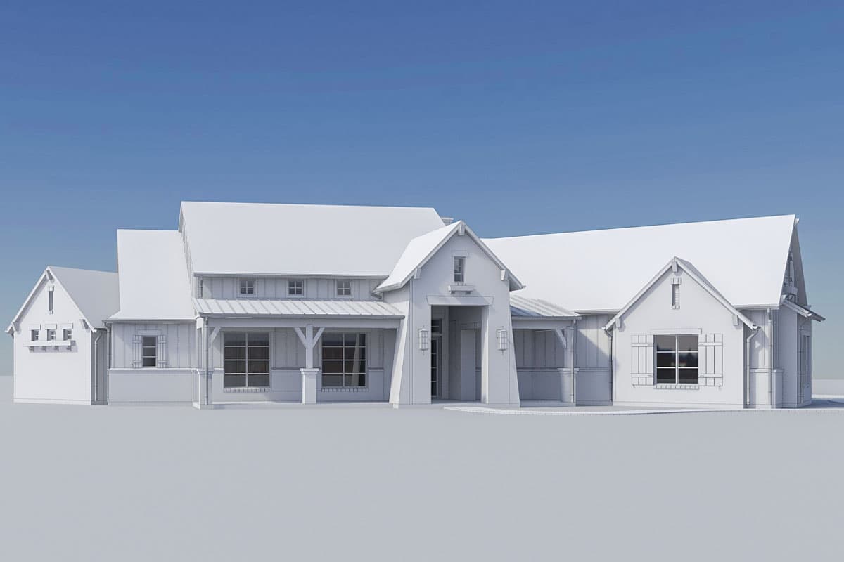 Plan 915062CHP: Charming 4-Bed French Country Farmhouse Plan with Spacious Outdoor Living - 3503 Sq Ft - Image #10 - European, French Country, Hill Country, Modern Farmhouse, Rustic