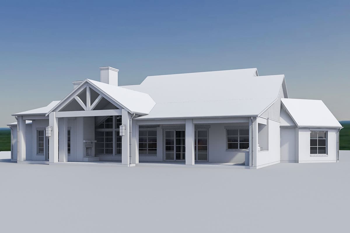 Plan 915062CHP: Charming 4-Bed French Country Farmhouse Plan with Spacious Outdoor Living - 3503 Sq Ft - Image #13 - European, French Country, Hill Country, Modern Farmhouse, Rustic