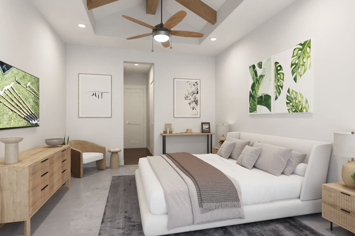 Plan 915062CHP: Charming 4-Bed French Country Farmhouse Plan with Spacious Outdoor Living - 3503 Sq Ft - Image #7 - European, French Country, Hill Country, Modern Farmhouse, Rustic