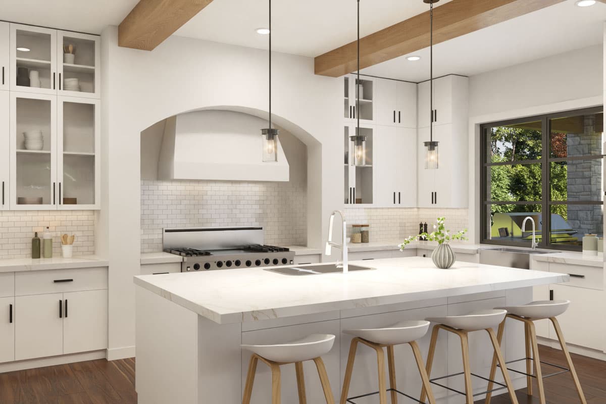 Plan 915062CHP: Charming 4-Bed French Country Farmhouse Plan with Spacious Outdoor Living - 3503 Sq Ft - Image #5 - European, French Country, Hill Country, Modern Farmhouse, Rustic