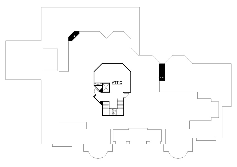 Plan 36473TX: Living Large - Floor Plan - 3rd Floor - European, Hill Country, Southern