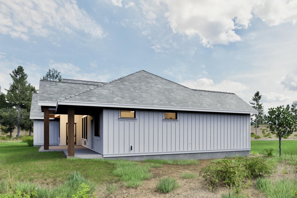 Plan 307710RAD: Two-Story New American House Plan with Flex Room Over Garage - 2600 Sq Ft - Image #8 - Country, Farmhouse, Modern Farmhouse, New American, Ranch