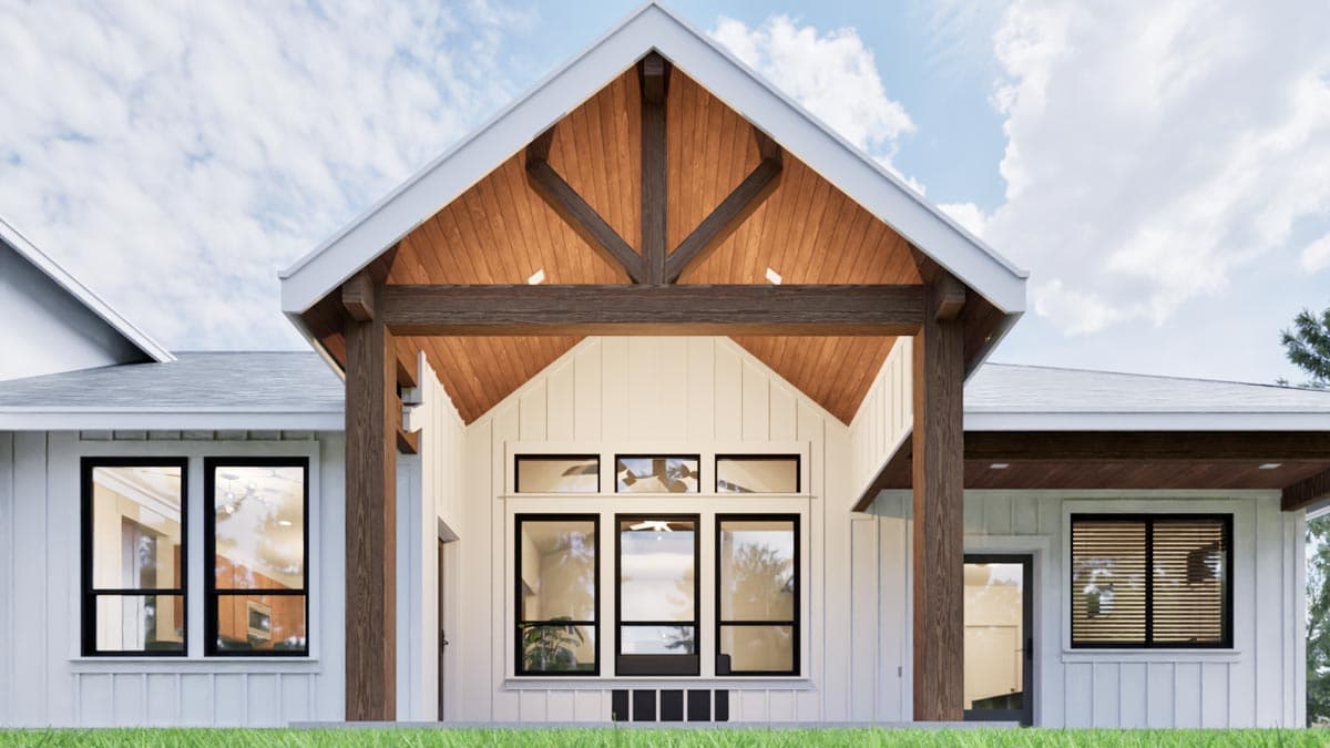 Plan 307710RAD: Two-Story New American House Plan with Flex Room Over Garage - 2600 Sq Ft - Image #11 - Country, Farmhouse, Modern Farmhouse, New American, Ranch