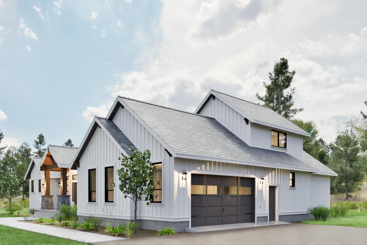 Plan 307710RAD: Two-Story New American House Plan with Flex Room Over Garage - 2600 Sq Ft - Image #15 - Country, Farmhouse, Modern Farmhouse, New American, Ranch