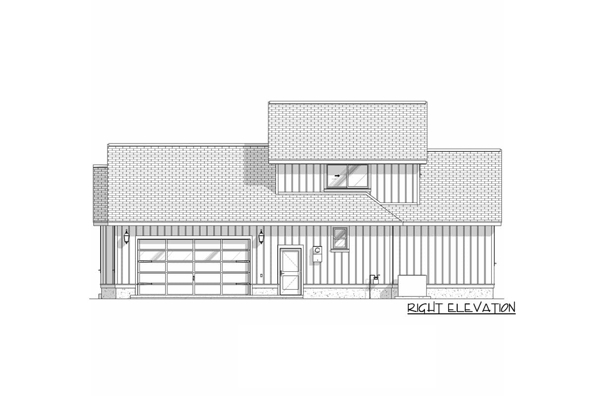 Plan 307710RAD: Two-Story New American House Plan with Flex Room Over Garage - 2600 Sq Ft - Image #20 - Country, Farmhouse, Modern Farmhouse, New American, Ranch