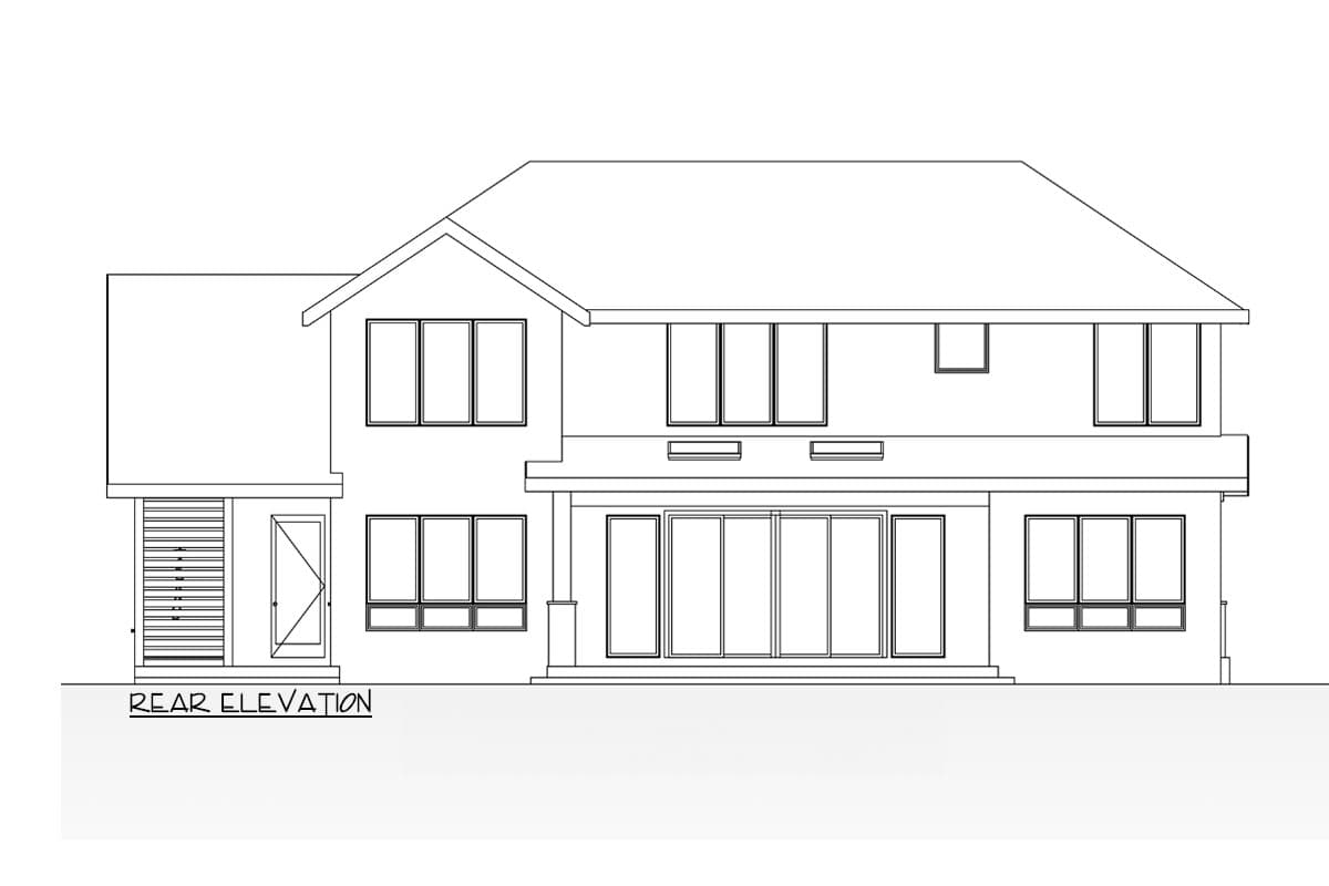 Plan 666279RAF: Two-Story New American House Plan with a Sauna - 3696 Sq Ft - Image #7 - Craftsman, Modern, New American, Northwest, Traditional