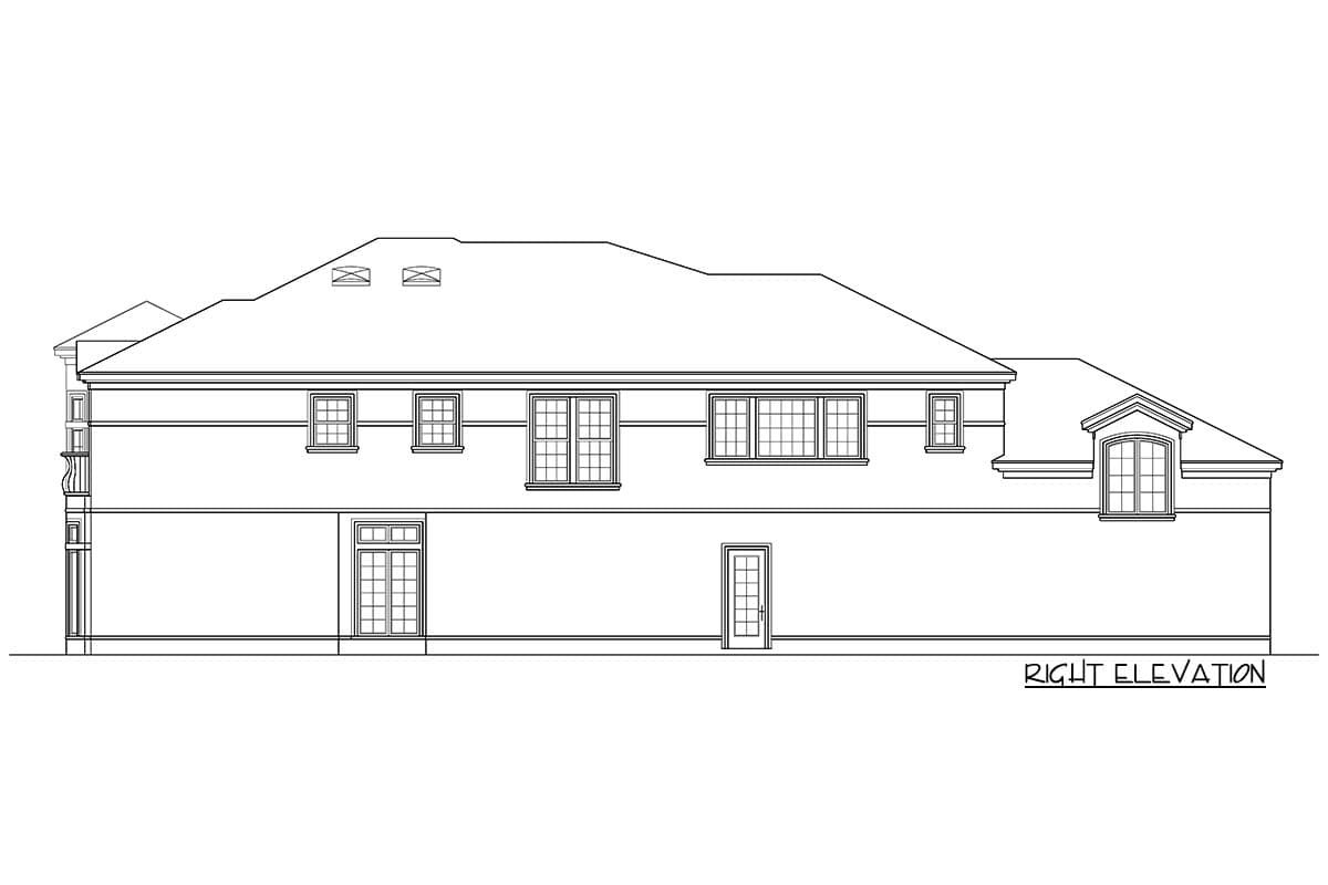 Plan 36483TX: Mediterranean-style House Plan with a Stunning Curved Staircase - Image #30 - Florida-Style, Mediterranean, Tuscan