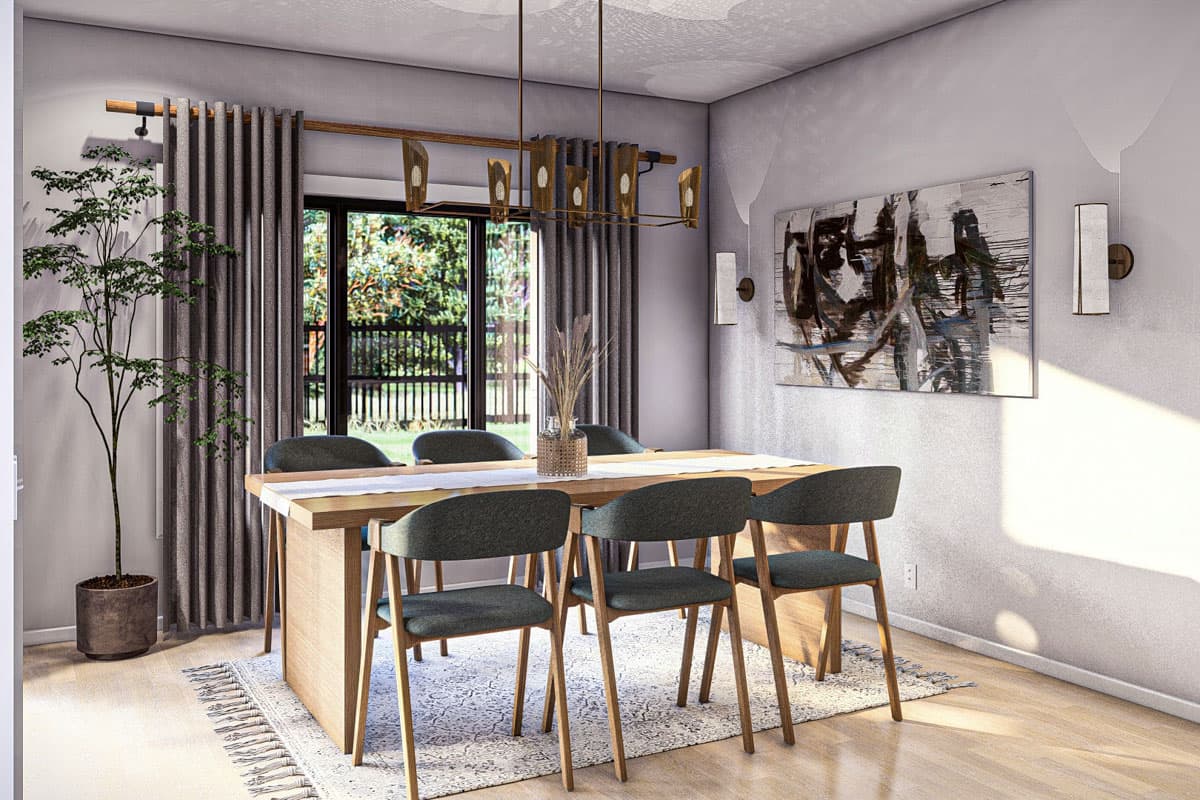 Plan 623401DJ: 3-Bedroom Craftsman House Plan Oversized 3-Car Garage - 1689 Sq Ft - Image #12 - Craftsman, Ranch, Traditional