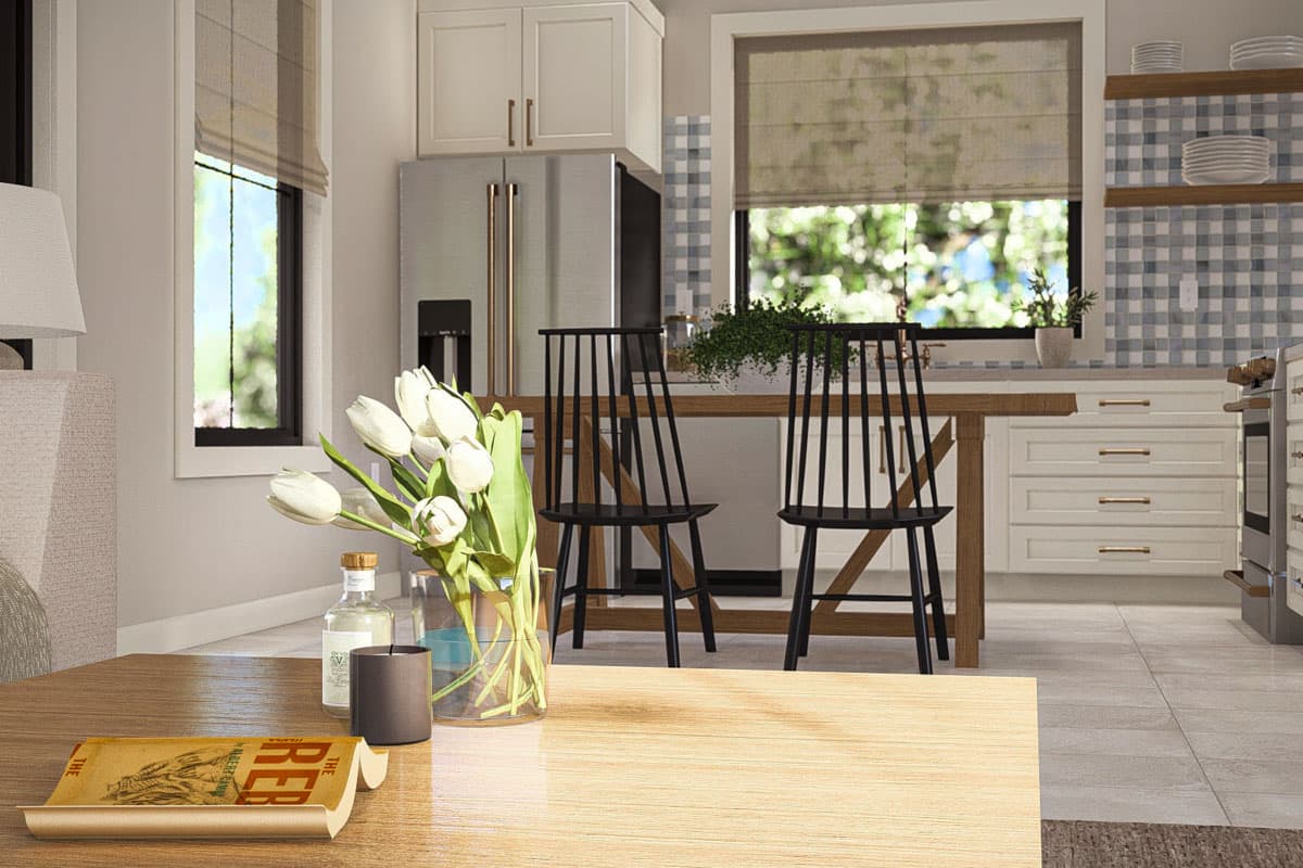 Plan 623402DJ: 1-Bed ADU House Plan with Cathedral Ceilings - 593 Sq Ft - Image #15 - Cottage, Country, Modern Farmhouse