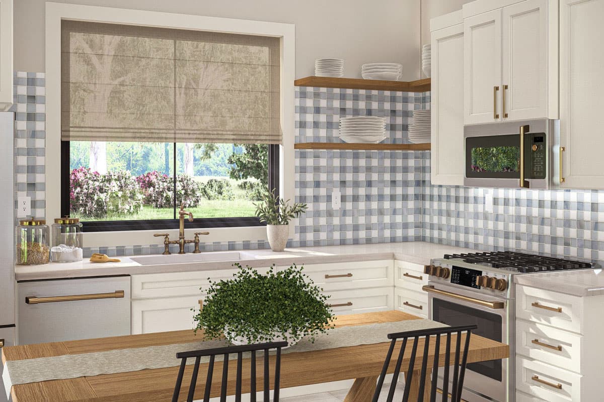 Plan 623402DJ: 1-Bed ADU House Plan with Cathedral Ceilings - 593 Sq Ft - Image #13 - Cottage, Country, Modern Farmhouse