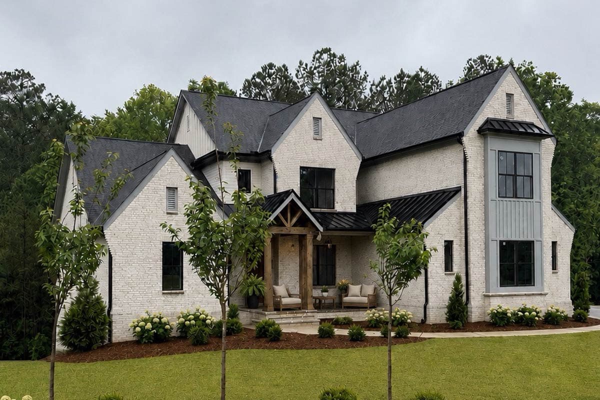 Plan 940006JNK: Two-Story Transitional House Plan with Main Floor Master Suite - 3251 Sq Ft - Image #3 - Mid Century Modern, Modern Farmhouse, Southern, Transitional