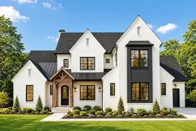 Two-Story Transitional House Plan with Main Floor Master Suite - 3251 Sq Ft