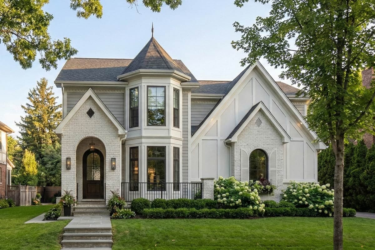 Plan image - 623403DJ:3-Bed Victorian-Style Home Plan with 2-Car Garage - 1720 Sq Ft