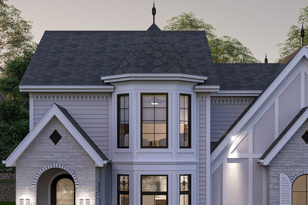 Plan 623403DJ: 3-Bed Victorian-Style Home Plan with 2-Car Garage - 1720 Sq Ft - Image #10 - Traditional, Victorian