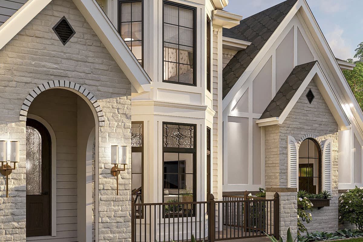 Plan 623403DJ: 3-Bed Victorian-Style Home Plan with 2-Car Garage - 1720 Sq Ft - Image #9 - Traditional, Victorian