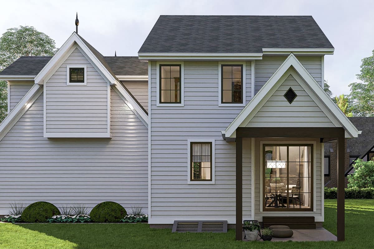 Plan 623403DJ: 3-Bed Victorian-Style Home Plan with 2-Car Garage - 1720 Sq Ft - Image #8 - Traditional, Victorian