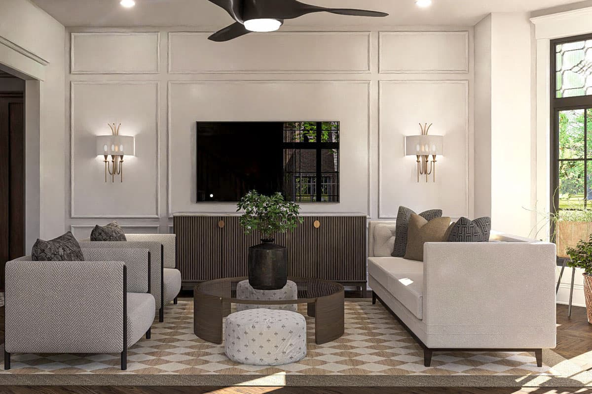 Plan 623403DJ: 3-Bed Victorian-Style Home Plan with 2-Car Garage - 1720 Sq Ft - Image #13 - Traditional, Victorian