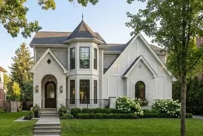 3-Bed Victorian-Style Home Plan with 2-Car Garage - 1720 Sq Ft