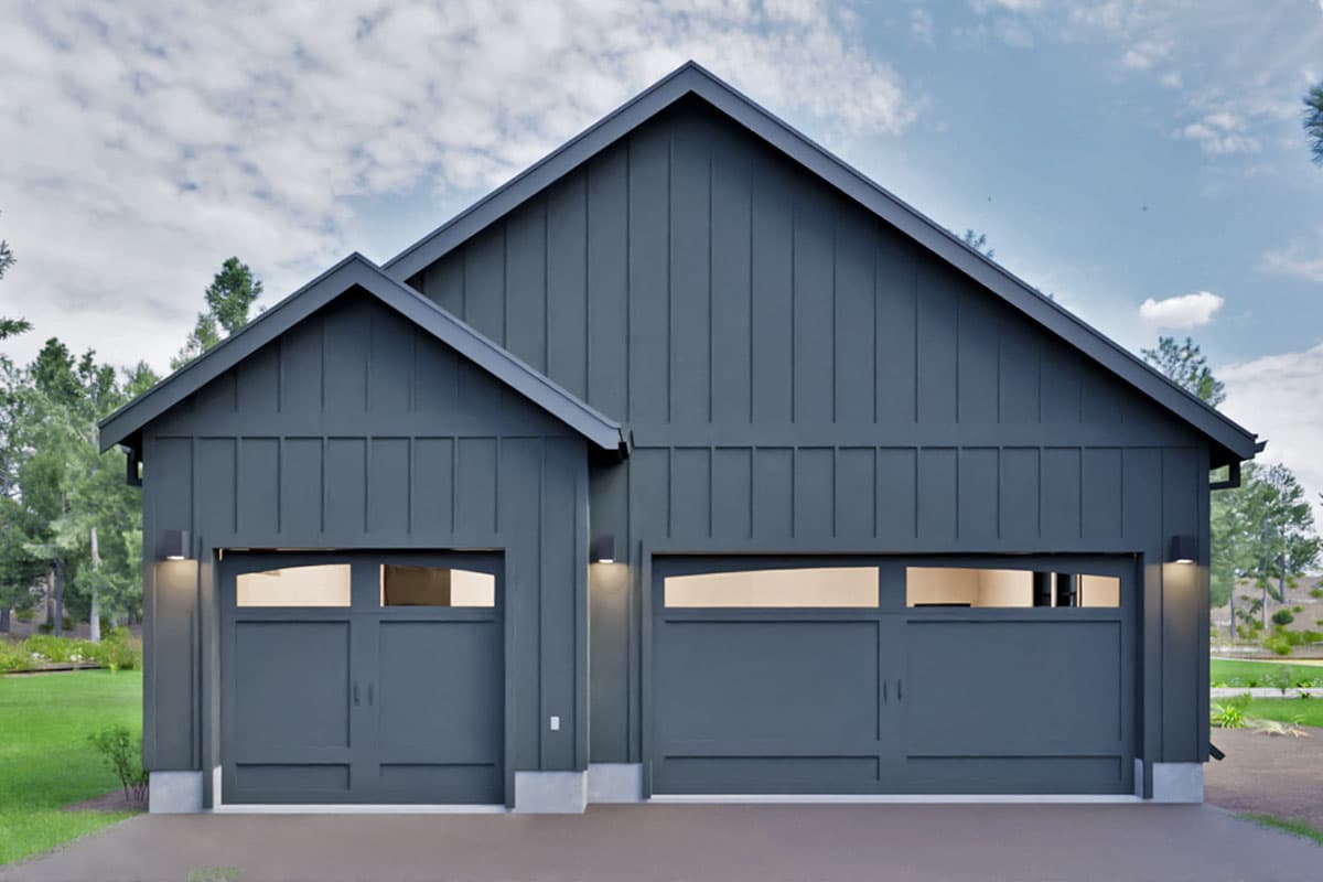 Plan 307711RAD: 3-Bed Craftsman Farmhouse Plan with Two-Story Great Room - 3026 Sq Ft - Image #8 - Country, Modern Farmhouse, New American, Traditional