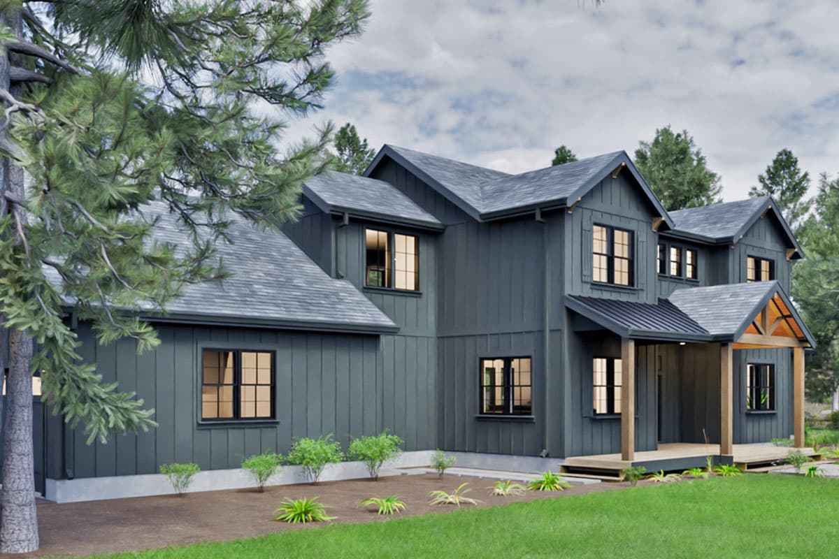 Plan 307711RAD: 3-Bed Craftsman Farmhouse Plan with Two-Story Great Room - 3026 Sq Ft - Image #10 - Country, Modern Farmhouse, New American, Traditional