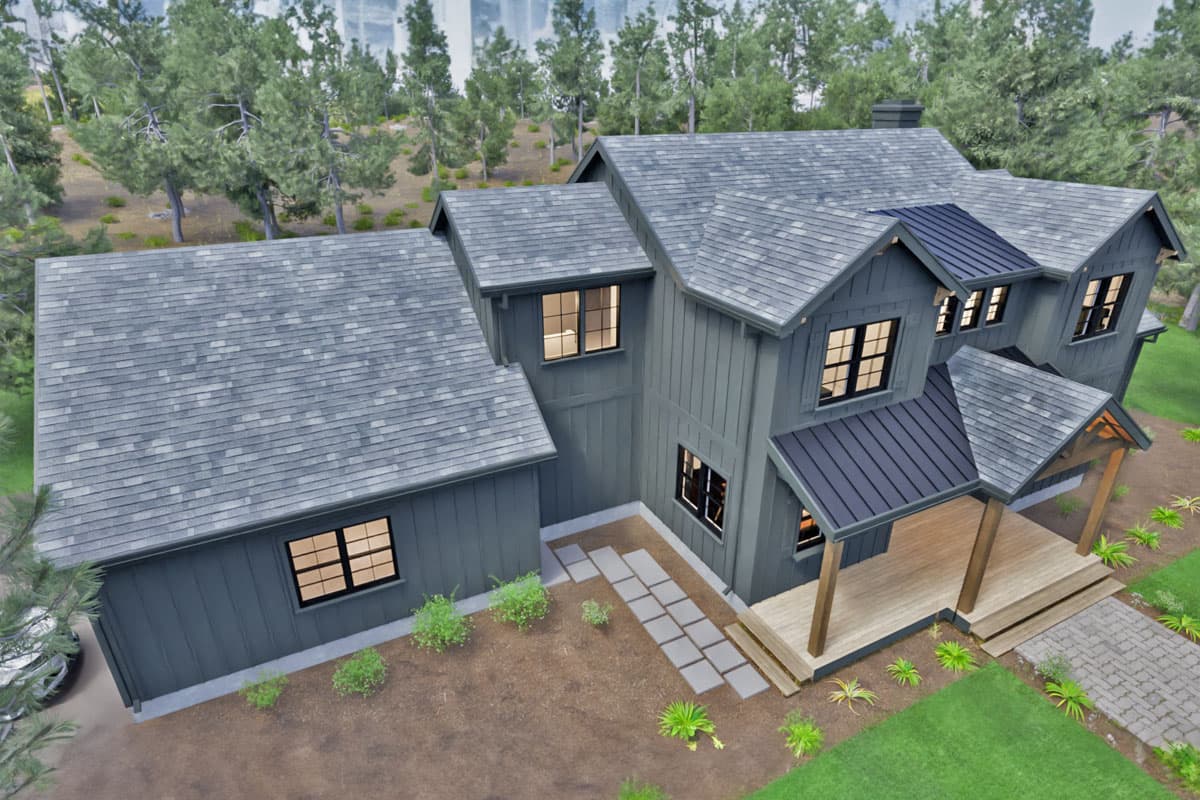 Plan 307711RAD: 3-Bed Craftsman Farmhouse Plan with Two-Story Great Room - 3026 Sq Ft - Image #11 - Country, Modern Farmhouse, New American, Traditional