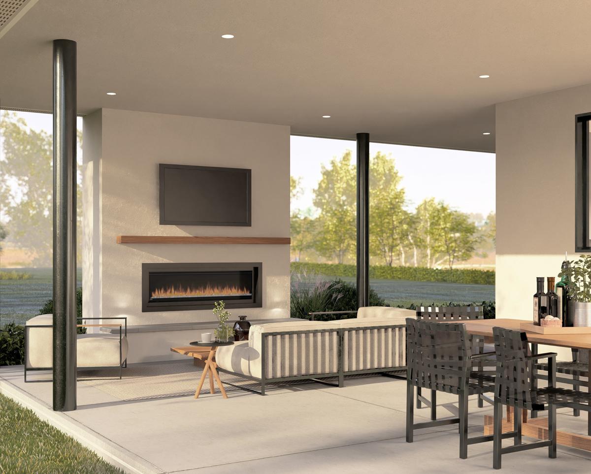 Plan 270108AF: 4-Bed Mid Century Modern House Plan with Wrap Around Porch - 4022 Sq Ft - Image #5 - Contemporary, Mid Century Modern, Modern
