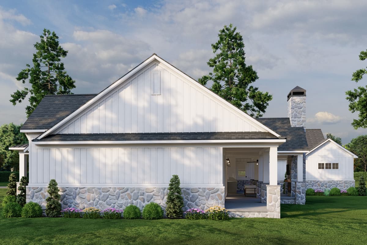 Plan 70890MK: 3-Bed Modern Farmhouse Plan with Main Level Master and Bunk Room - 2650 Sq Ft - Image #14 - Country, Farmhouse, Modern Farmhouse, New American