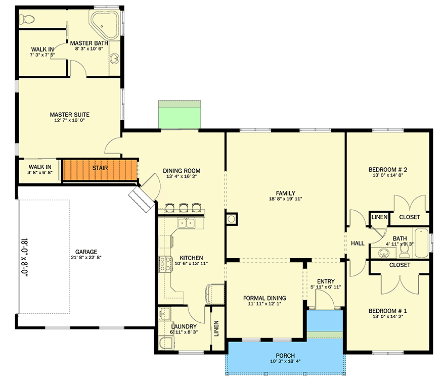 Photo inspiration: Picture Idea: Plan 61522Ut Southern Ranch House Plan With Lower Level Expansion
