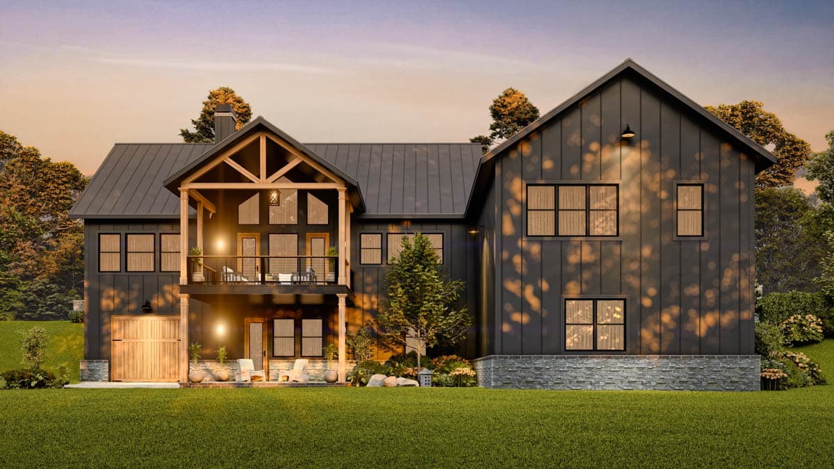 Plan 25827GE: 3-Bed Mountain Craftsman House Plan with Laundry Access From Master Suite - 3402 Sq Ft - Image #8 - Country, Craftsman, Mountain, New American, Ranch
