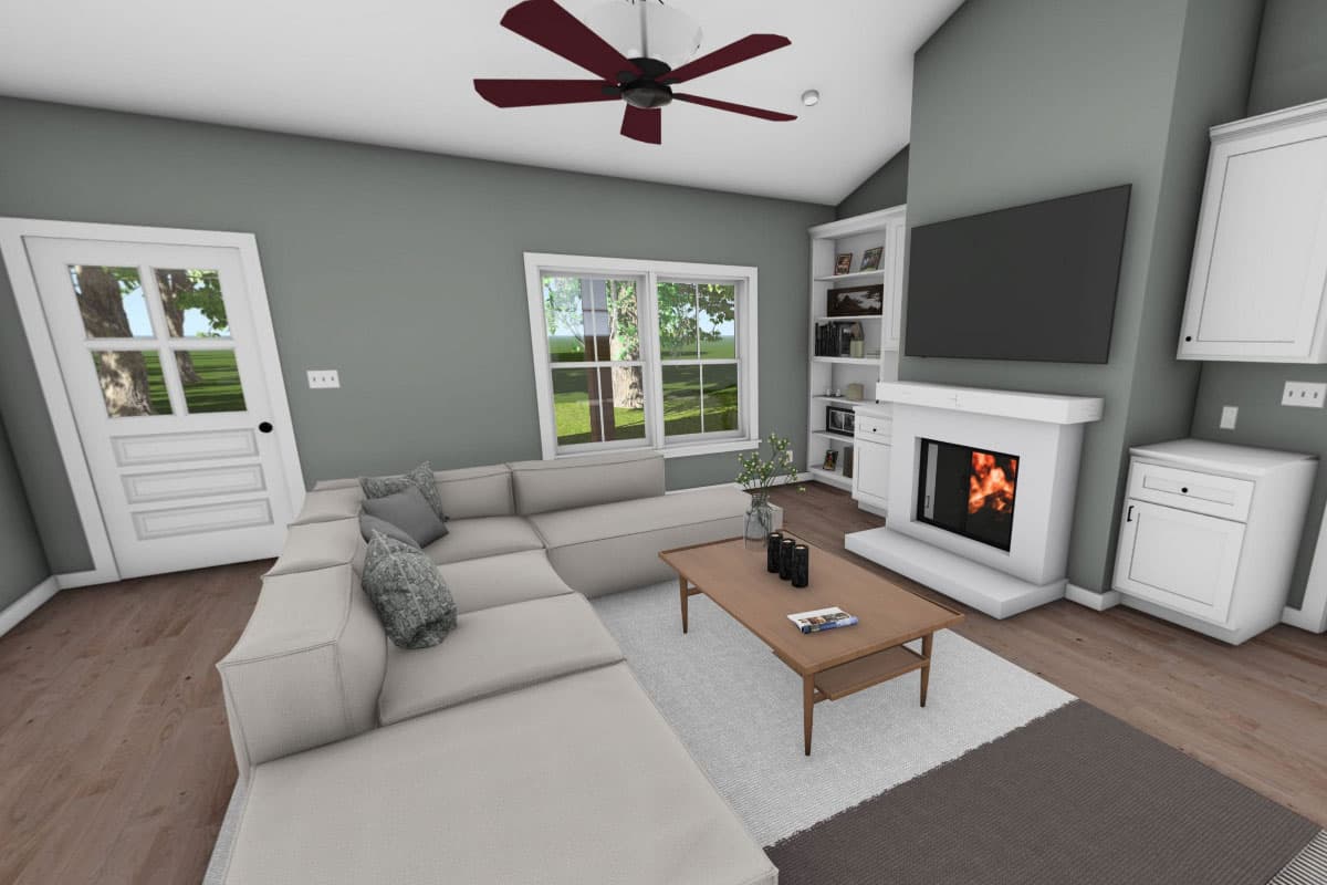 Plan 25040DH: One-Story Country House Plan with 3-Bedrooms - 1788 Sq Ft - Virtual Tour Cover Image - Cottage, Country, Ranch