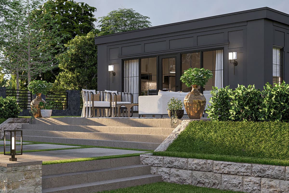 Plan 623406DJ: 1-Bed Modern Cottage-Style ADU House Plan - 648 Sq Ft - Image #7 - Cottage, Modern