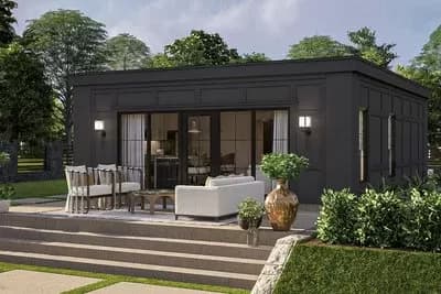 1-Bed Modern Cottage-Style ADU House Plan - 648 Sq Ft