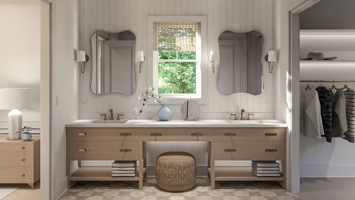 Plan 623408DJ: 1-Bed Coastal Cottage House Plan with Optional Lower Level - 1545 Sq Ft - Image #14 - Coastal, Colonial, Cottage, New American, Ranch, Traditional, Vacation