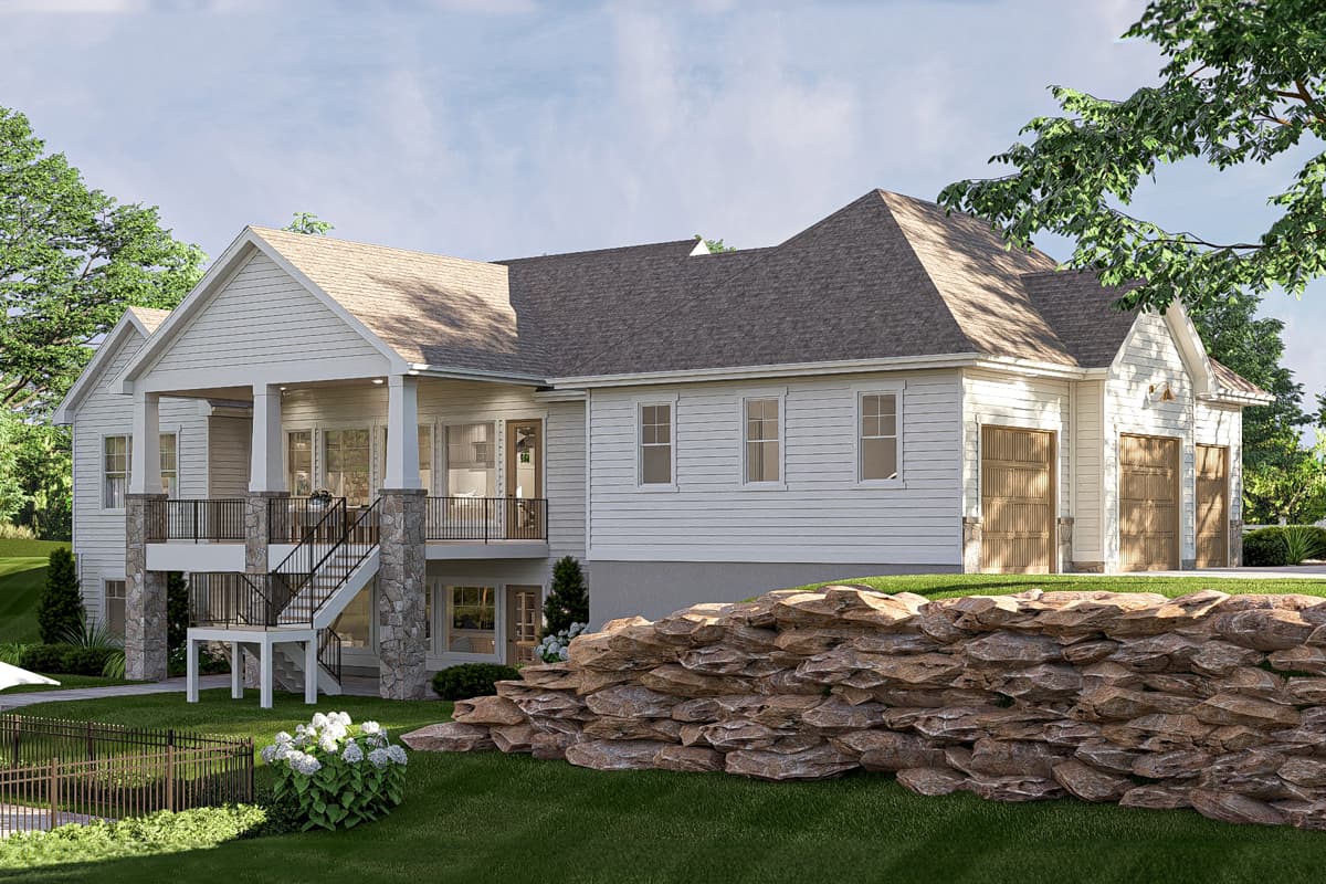 Plan 623408DJ: 1-Bed Coastal Cottage House Plan with Optional Lower Level - 1545 Sq Ft - Image #18 - Coastal, Colonial, Cottage, New American, Ranch, Traditional, Vacation