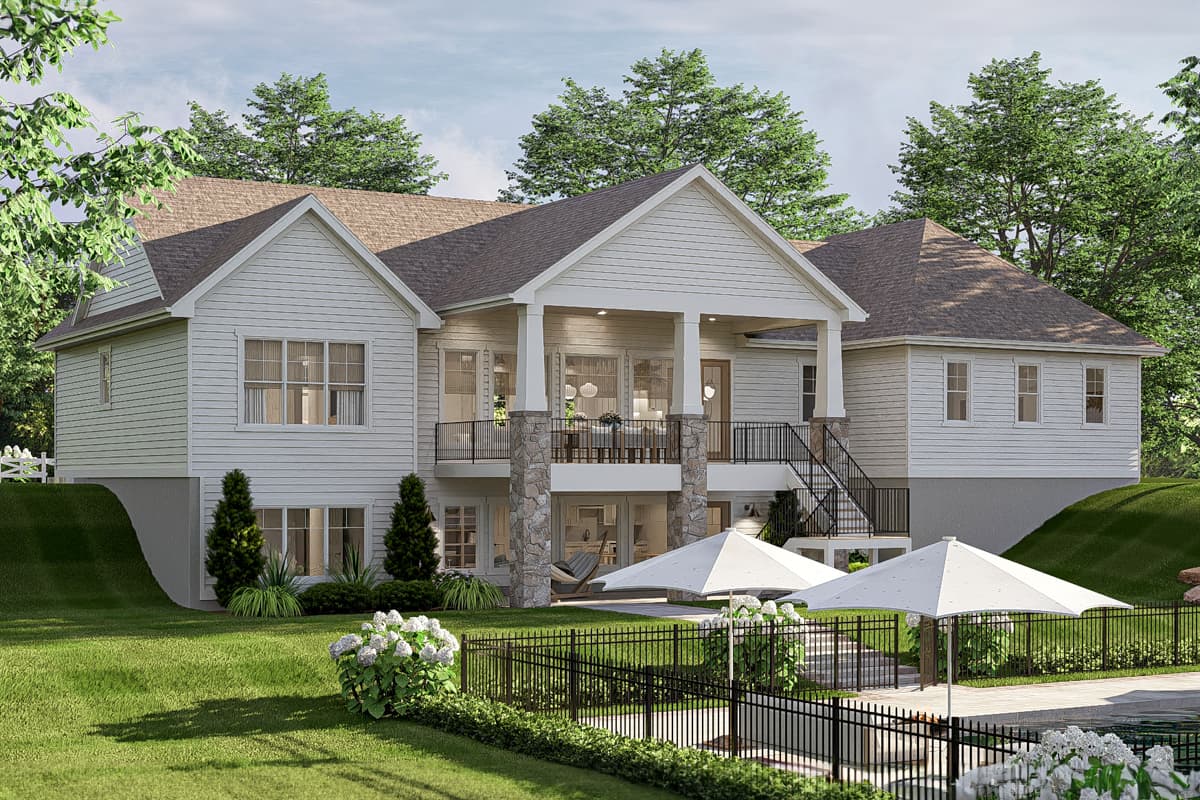 Plan 623408DJ: 1-Bed Coastal Cottage House Plan with Optional Lower Level - 1545 Sq Ft - Image #19 - Coastal, Colonial, Cottage, New American, Ranch, Traditional, Vacation