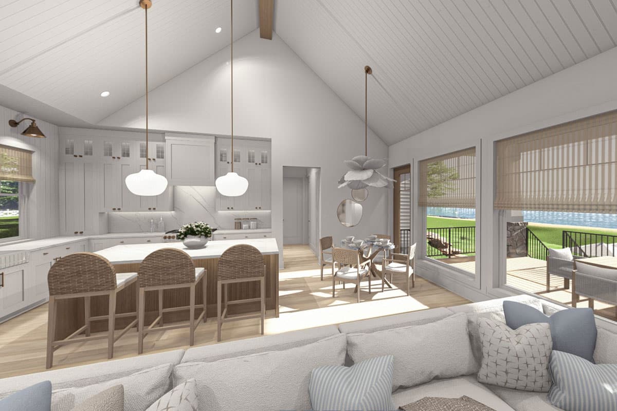 Plan 623408DJ: 1-Bed Coastal Cottage House Plan with Optional Lower Level - 1545 Sq Ft - Virtual Tour Cover Image - Coastal, Colonial, Cottage, New American, Ranch, Traditional, Vacation