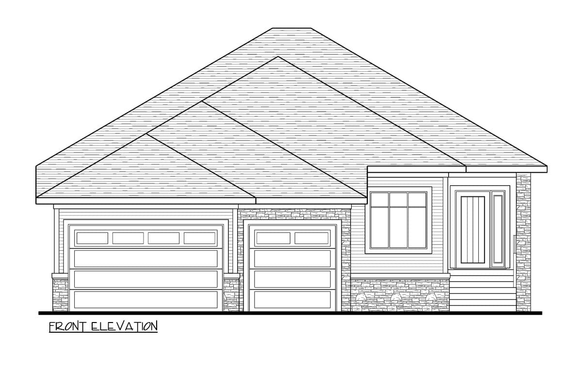 Plan 81842AB: 4 Bedroom Bungalow with Finished Lower Level - 3397 Sq Ft - Image #4