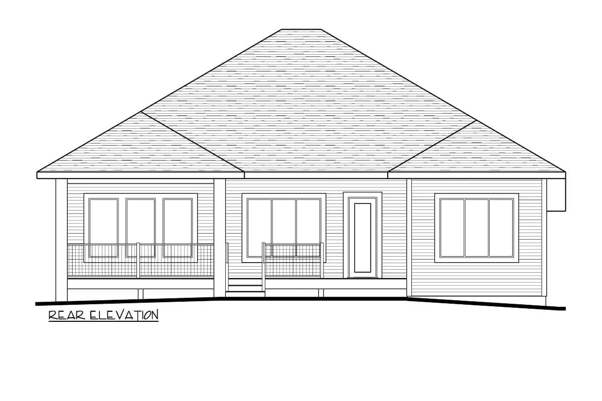 Plan 81842AB: 4 Bedroom Bungalow with Finished Lower Level - 3397 Sq Ft - Image #5