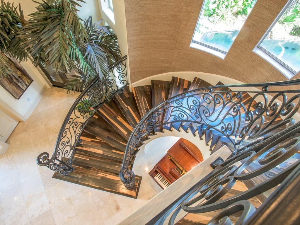 Plan 36511TX: Luxury Home Plan with Couryard and Spiral Stair - Image #14