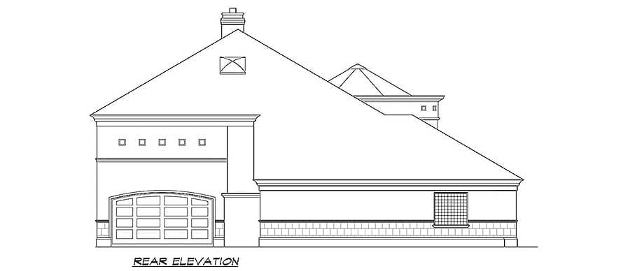 Plan 36511TX: Luxury Home Plan with Couryard and Spiral Stair - Image #22