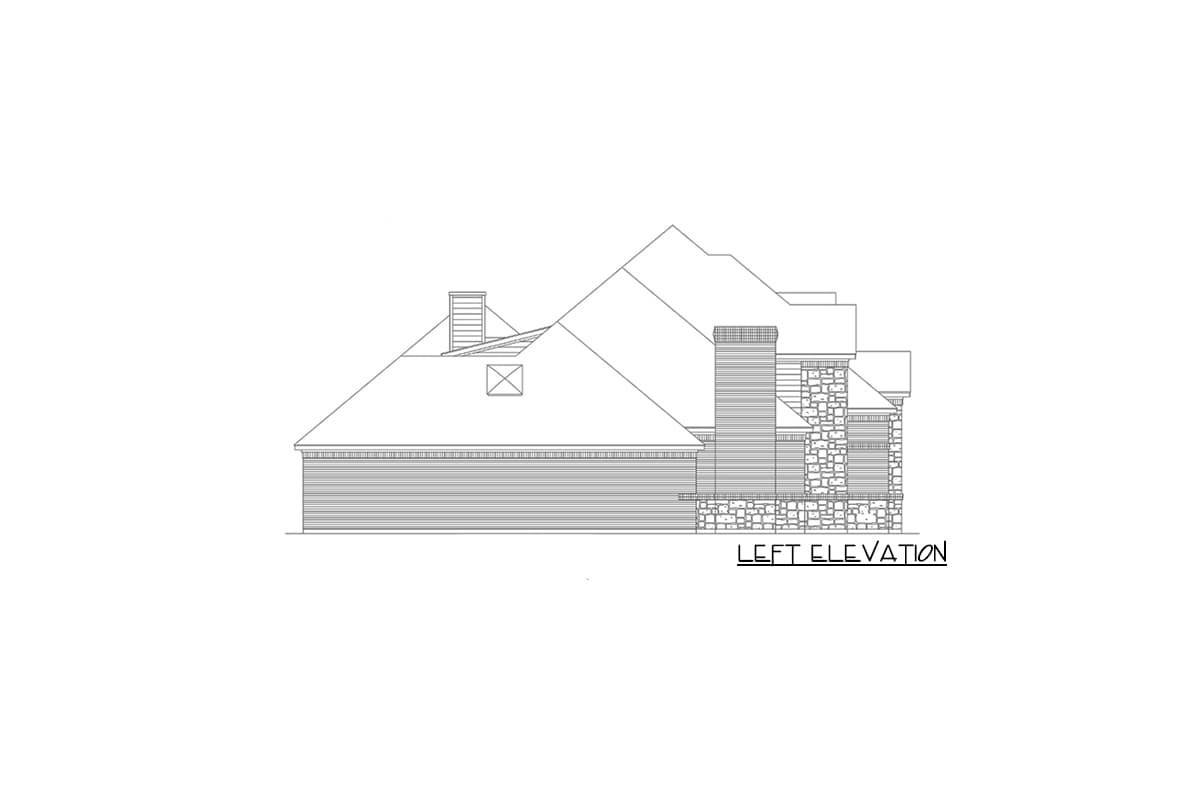 Plan 36519TX: Hill Country House Plan with Media Room and Game Room - Image #18 - Hill Country, Traditional