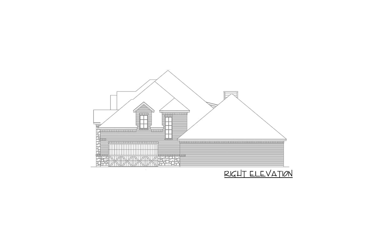 Plan 36519TX: Hill Country House Plan with Media Room and Game Room - Image #19 - Hill Country, Traditional